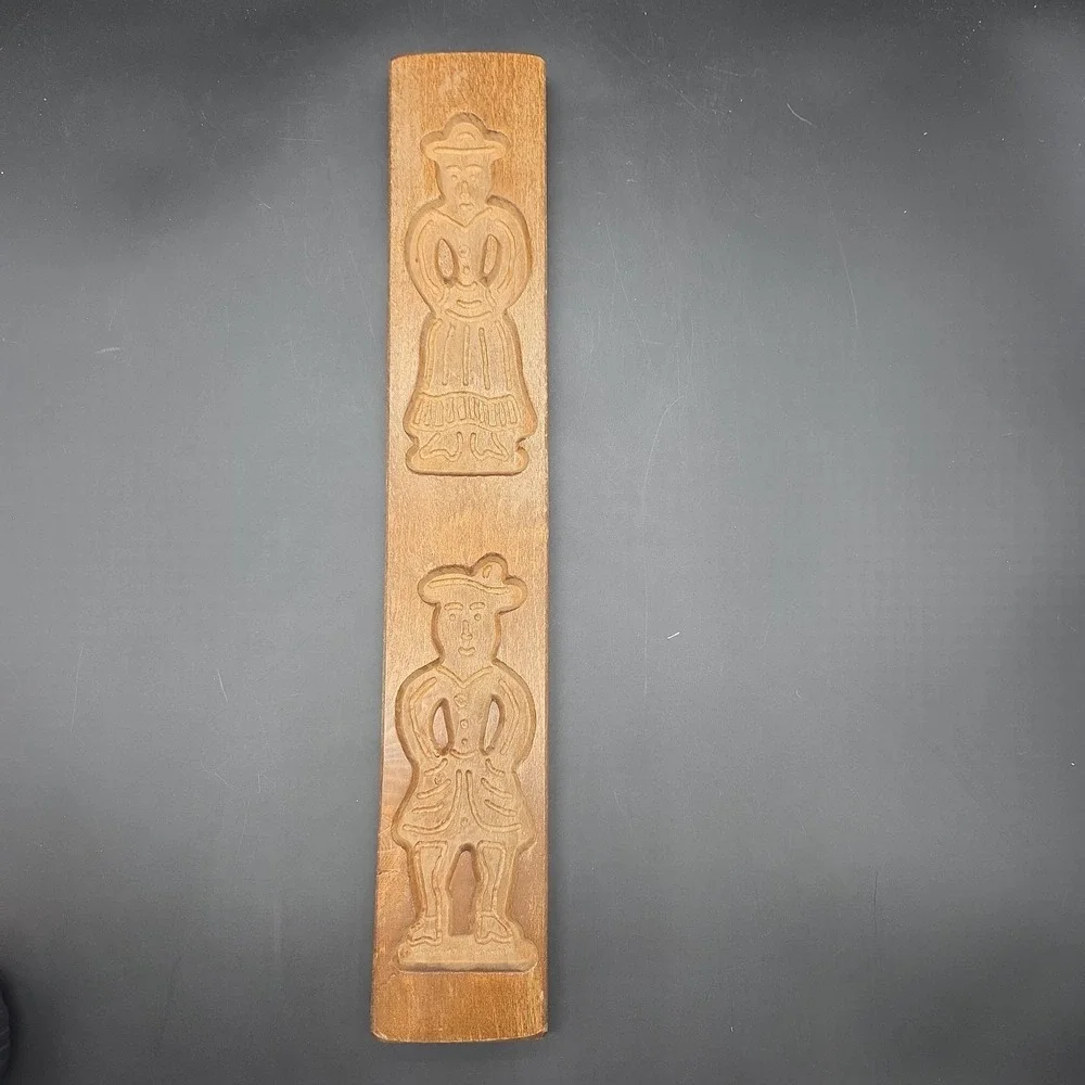 Hand Carved Dutch Speculaas Cookie Mold